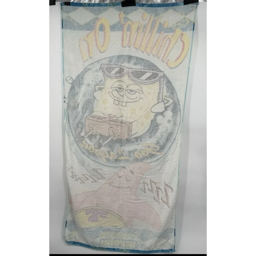 Spongebob SquarePants‎ Goo Lagoon Beach Towel 2000 & Best Buds Lot of 2